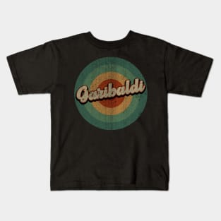 Circle Retro Vintage Garibaldi Kids T-Shirt